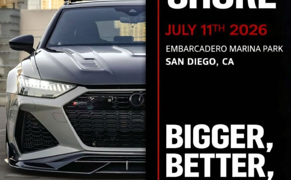 Euros on the Shore Car Show partial flyer July 2026